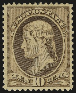 Sale 953, Lot 652, 1881-83 American Bank Note Co. Issues (Scott 205-211B)