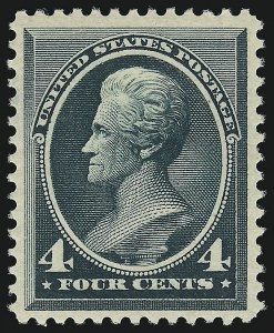 Sale 953, Lot 656, 1881-83 American Bank Note Co. Issues (Scott 205-211B)