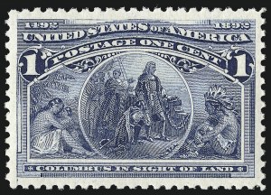 Sale Number 953, Lot Number 695, 1893 Columbian Issue (Scott 230-245) Sale Number 953, Lot Number 695, 1893 Columbian Issue (Scott 230-245)