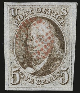 Sale 953, Lot 70, 1847 Issue (Scott 1-2)