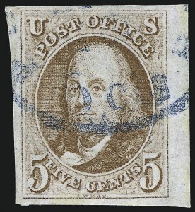 Sale 953, Lot 71, 1847 Issue (Scott 1-2)