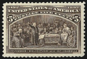 Sale 953, Lot 711, 1893 Columbian Issue (Scott 230-245)