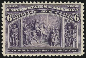 Sale 953, Lot 712, 1893 Columbian Issue (Scott 230-245)