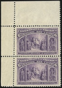Sale 953, Lot 713, 1893 Columbian Issue (Scott 230-245)