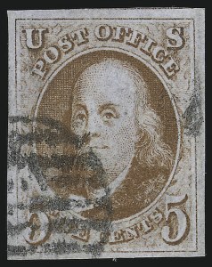 Sale 953, Lot 73, 1847 Issue (Scott 1-2)