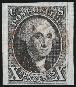 Sale 953, Lot 85, 1847 Issue (Scott 1-2)