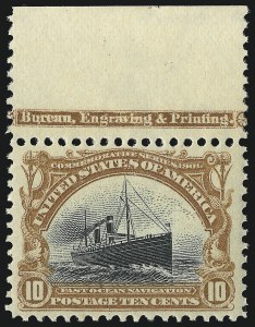Sale 953, Lot 873, 1901 Pan-American Issue (Scott 294-299)