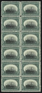 Sale 953, Lot 875, 1901 Pan-American Issue (Scott 294-299)