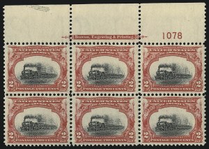 Sale 953, Lot 880, 1901 Pan-American Issue (Scott 294-299)