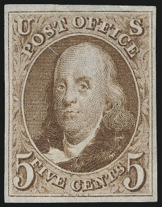 Sale 953, Lot 94, 1875 Reproduction of 1847 Issue (Scott 3-4)