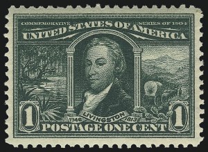 Sale 953, Lot 944, 1904 Louisiana Purchase Issue (Scott 323-327)