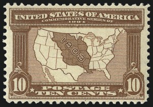 Sale Number 953, Lot Number 952, 1904 Louisiana Purchase Issue (Scott 323-327)