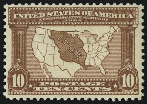Sale 953, Lot 955, 1904 Louisiana Purchase Issue (Scott 323-327)