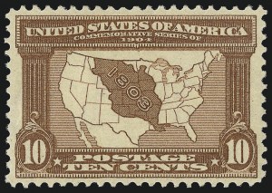 Sale 953, Lot 956, 1904 Louisiana Purchase Issue (Scott 323-327)