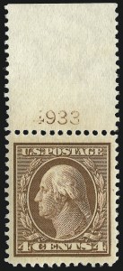 Sale 953, Lot 962, 1908-10 Washington-Franklin Issues (Scott 331-356)