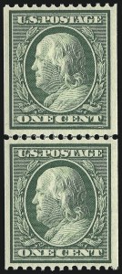Sale 953, Lot 970, 1908-10 Washington-Franklin Issues (Scott 331-356)