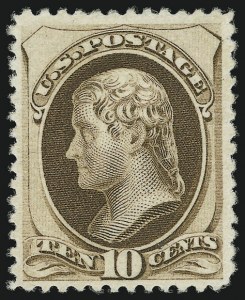 Sale 956, Lot 182, 1879 American Bank Note Co. Issue (Scott 182-191)