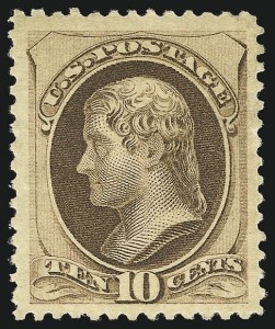 Sale 956, Lot 183, 1879 American Bank Note Co. Issue (Scott 182-191)