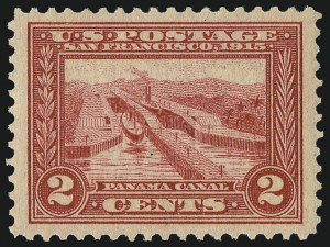 Sale 956, Lot 392, Panama-Pacific Issue