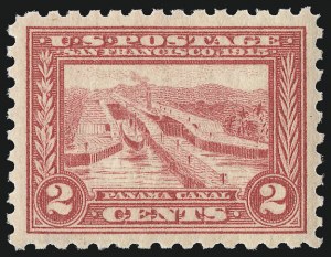 Sale 956, Lot 396, Panama-Pacific Issue