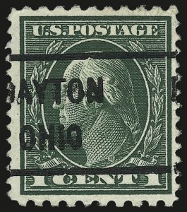 Sale 956, Lot 418, 1912-16 Issued (Scott 423A-423D)