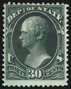 Sale 956, Lot 622, Officials, 30c State (O66) Sale 956, Lot 622, Officials