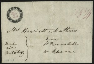 Sale 958, Lot 504, Stampless Markings