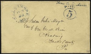 Sale 958, Lot 508, Postmasters Provisionals