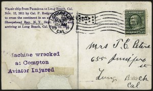 Sale 958, Lot 705, Pioneer Flight