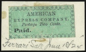 Sale 958, Lot 741, Carriers and Locals