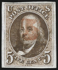 Sale Number 959, Lot Number 2036, 1847 Issue (Scott 1-2)