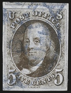 Sale 959, Lot 2037, 1847 Issue (Scott 1-2)
