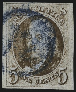 Sale 959, Lot 2039, 1847 Issue (Scott 1-2)