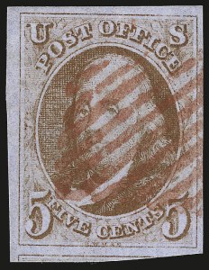 Sale 959, Lot 2047, 1847 Issue (Scott 1-2)
