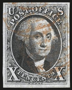 Sale 959, Lot 2053, 1847 Issue (Scott 1-2)