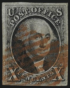 Sale 959, Lot 2055, 1847 Issue (Scott 1-2)