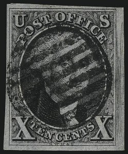 Sale 959, Lot 2056, 1847 Issue (Scott 1-2)