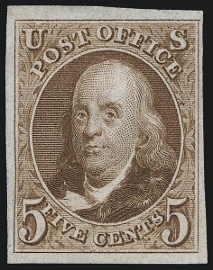 Sale 959, Lot 2060, 1875 Reproduction of 1847 Issue (Scott 3-4)
