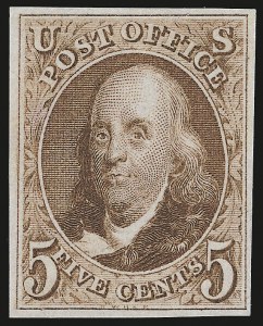 Sale 959, Lot 2062, 1875 Reproduction of 1847 Issue (Scott 3-4)