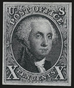 Sale 959, Lot 2065, 1875 Reproduction of 1847 Issue (Scott 3-4)