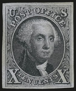 Sale 959, Lot 2066, 1875 Reproduction of 1847 Issue (Scott 3-4)