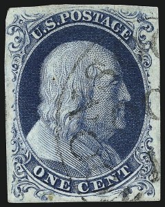 Sale 959, Lot 2079, 1851-56 Issue (Scott 5A-17)