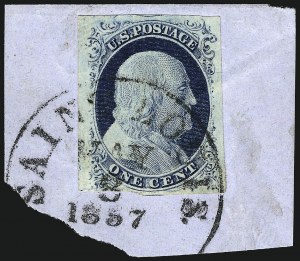 Sale 959, Lot 2089, 1851-56 Issue (Scott 5A-17)