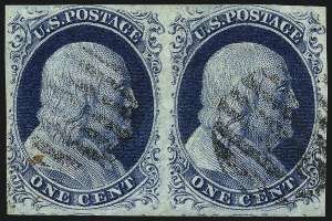 Sale 959, Lot 2092, 1851-56 Issue (Scott 5A-17)
