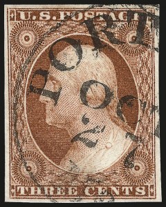 Sale Number 959, Lot Number 2097, 1851-56 Issue (Scott 5A-17)