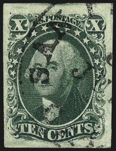 Sale 959, Lot 2121, 1851-56 Issue (Scott 5A-17)