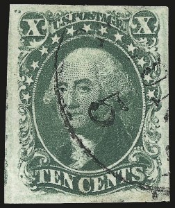 Sale 959, Lot 2122, 1851-56 Issue (Scott 5A-17)