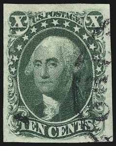 Sale 959, Lot 2125, 1851-56 Issue (Scott 5A-17)
