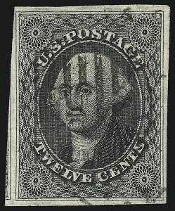 Sale 959, Lot 2139, 1851-56 Issue (Scott 5A-17)