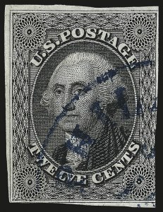Sale 959, Lot 2141, 1851-56 Issue (Scott 5A-17)